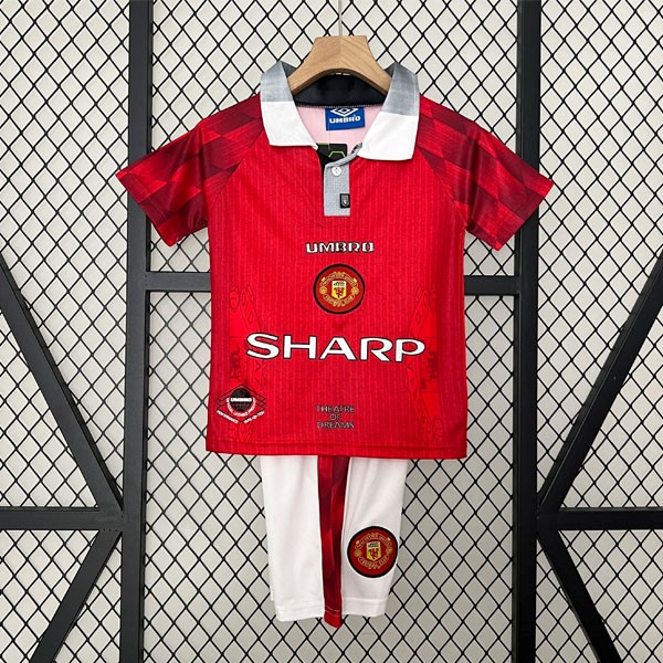 Camiseta Manchester United Replica Primera Ropa Niño Retro 1996 1997